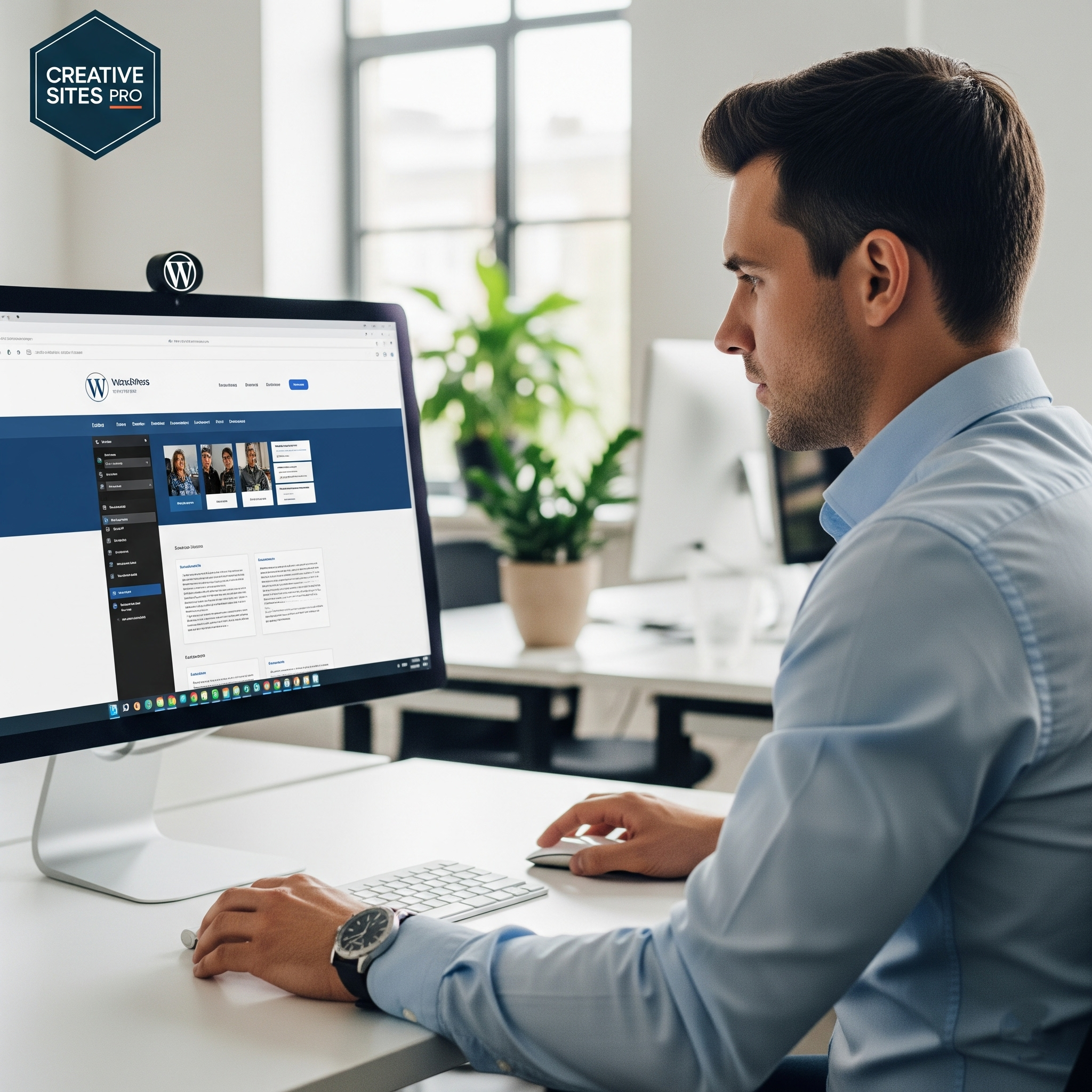 Custom WordPress Blog Website Design for Content Creators